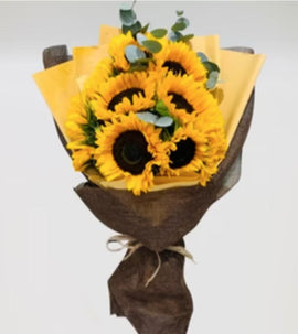 SUNFLOWERS WRAP BOUQUET