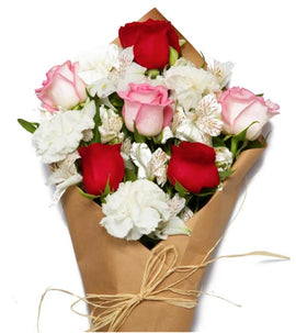 FRESH SWEETHEART WRAP BOUQUET