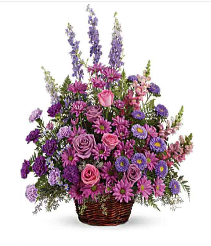 Gracious Lavender Basket