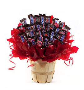 Snickers Candy Bar Bouquet