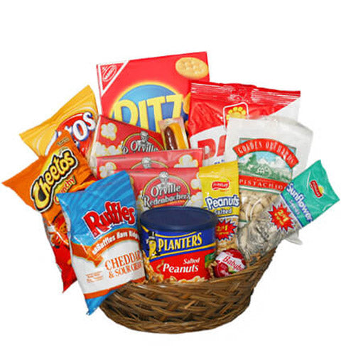 SALTY SNACKS BASKET GIFT BASKET