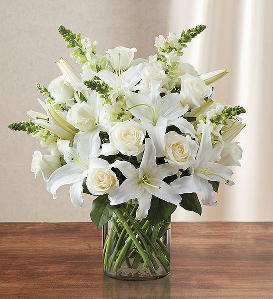 Classic All White Arrangement