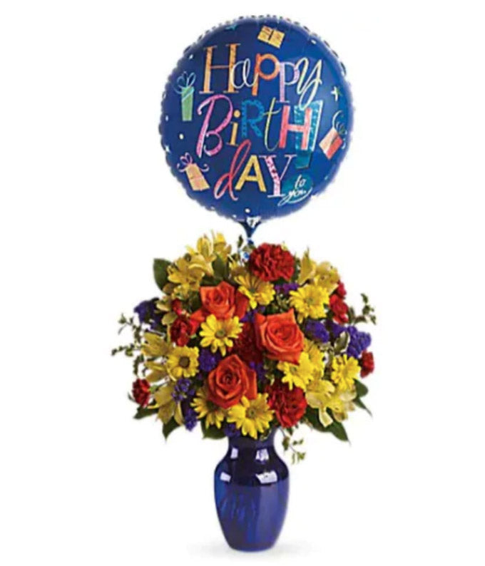 Blue Birthday Bouquet