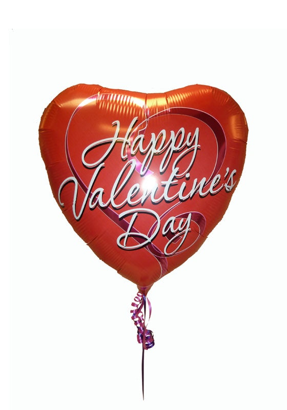 Valentine mylar balloon