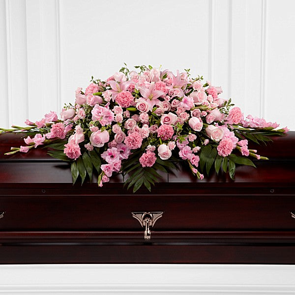 Pink Casket Spray